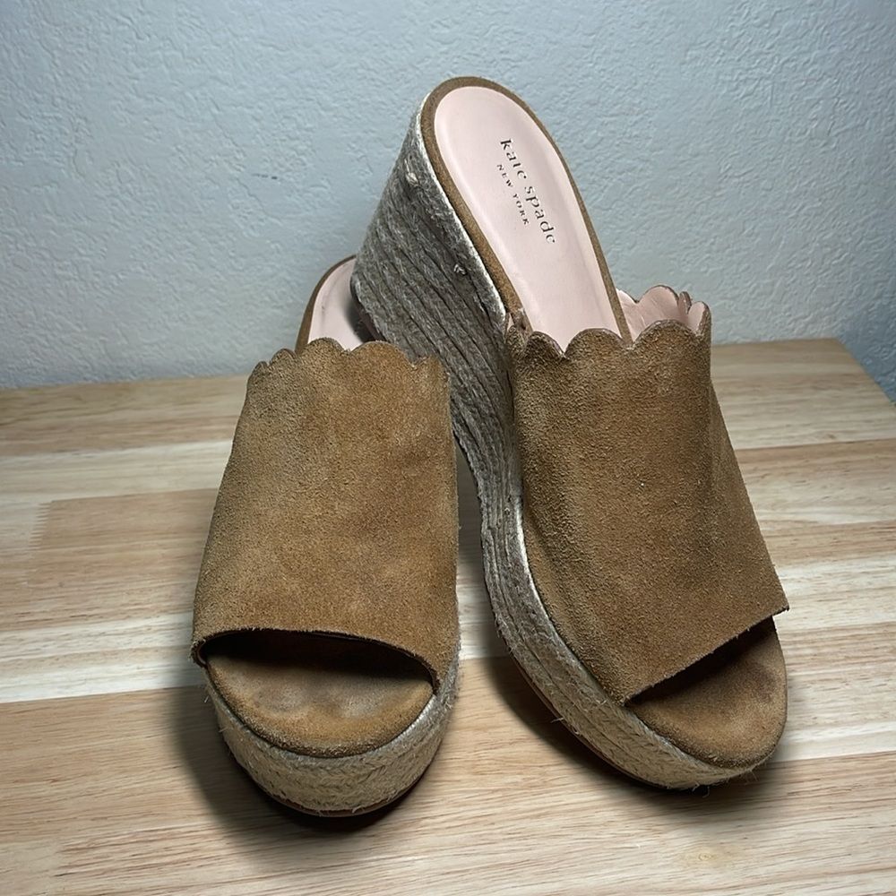 Kate Spade Toby Wedge Slip-On Sandal Size 10
